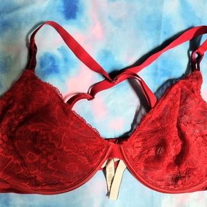 Lot of 3 Victoria secret 40DD unpadded lace bras